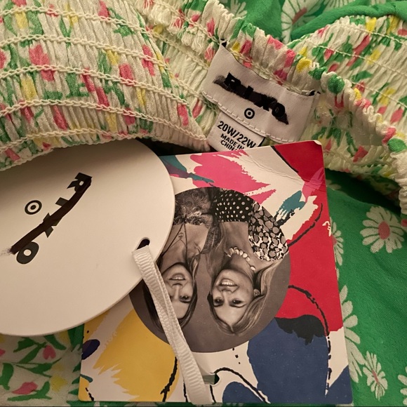 Rixo Daisy Long Sleeve Swing Dress Tulip size 16W/18W 20W/22W 28W/30W - Picture 9 of 11